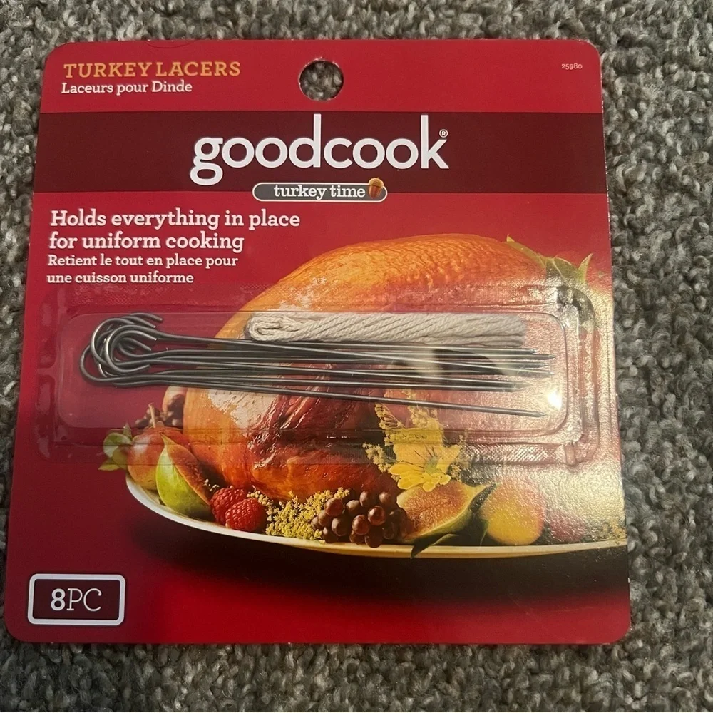 GoodCook Turkey Lacers and Timers Set - Red